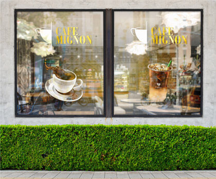 Cafe Window Decals