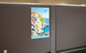 Office Magnet on Metal Cabinet