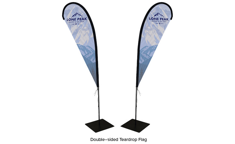 Teardrop Flag Banner