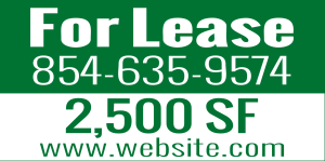 For Lease Aluminum